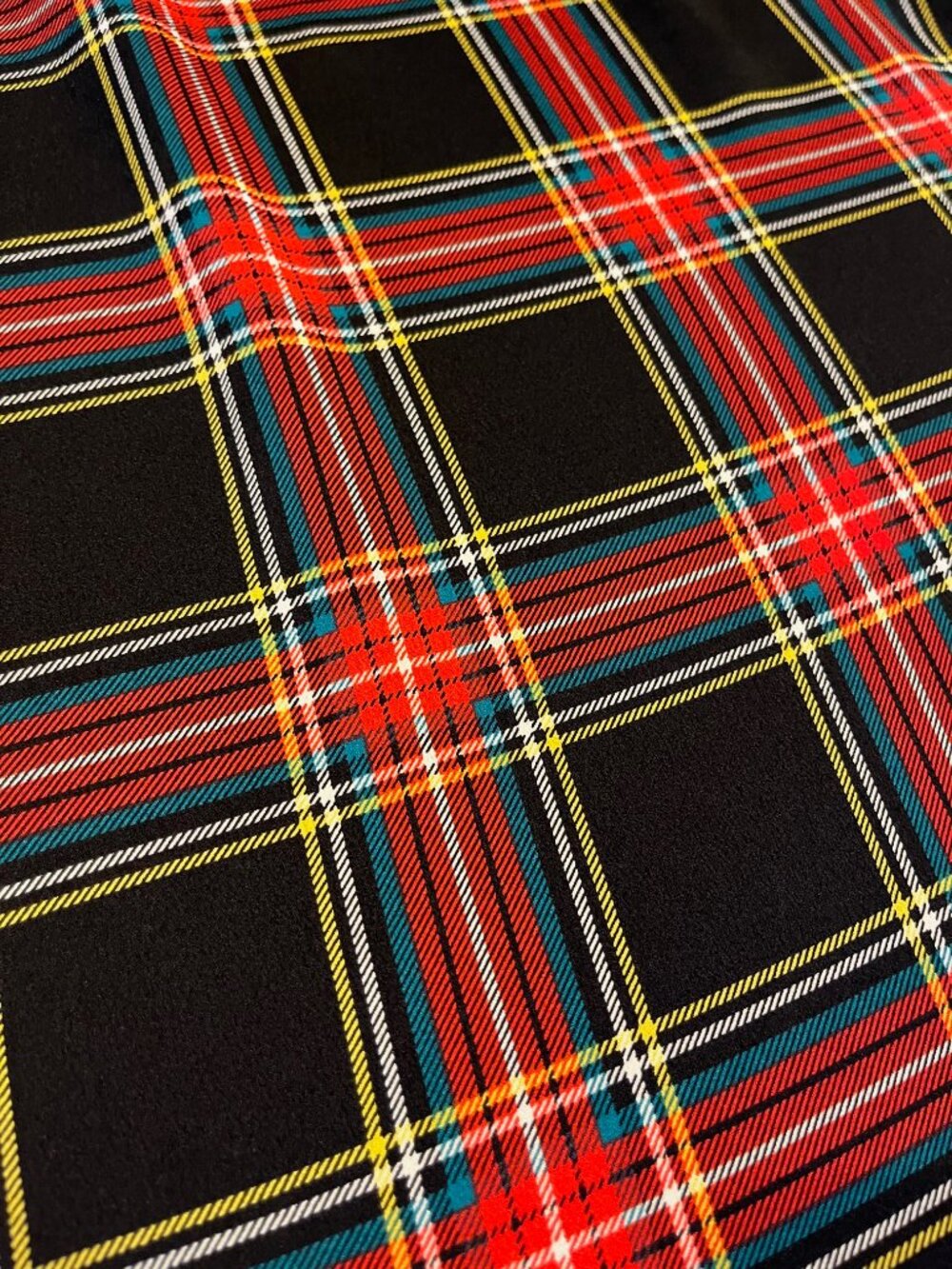 J.Crew Factory Tartan Bow-Neck Top with Ruffles - Medium - Picture 5 of 10